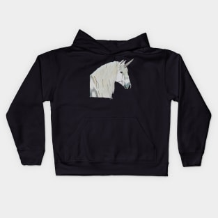 Unicorn Magic, Pure and True- Deep Purple Kids Hoodie